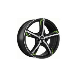 Janta aliaj RONAL R62 Green JBMFC 7.5x17 5x108 ET55 63,3