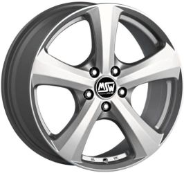 Janta aliaj MSW 19 W Full Silver 6.5x15 4x100 ET38