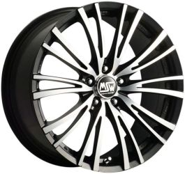Janta aliaj MSW 20-5 Matt Black Full Polished 8x18 5x100 ET35