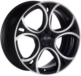 Janta aliaj OZ WAVE Matt Black Diamond Cut 7x17 4x108 ET25