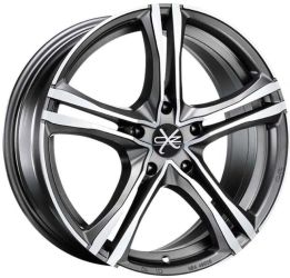 Janta aliaj OZ X5B Matt Graphite Diamond Cut 7.5x17 5x100 ET35