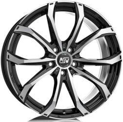 Janta aliaj MSW 48 Matt Black Full Polished 7.5x17 5x114,30 ET45