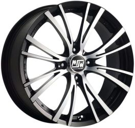 Janta aliaj MSW 20-4 Matt Black Full Polished 7x15 4x100 ET37