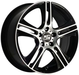 Janta aliaj MSW 11 Black Full Polished (Gbfp) 8x18 5x100 ET35