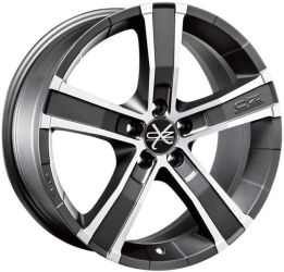 Janta aliaj OZ SAHARA 5 Matt Graphite Diamond Cut 8x17 5x108 ET45