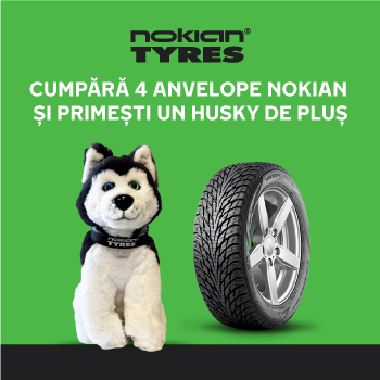 CUMPARA 4 ANVELOPE NOKIAN DE IARNA SI PRIMESTI UN HUSKY DE PLUS - Articole anvelope iarna, vara, all season