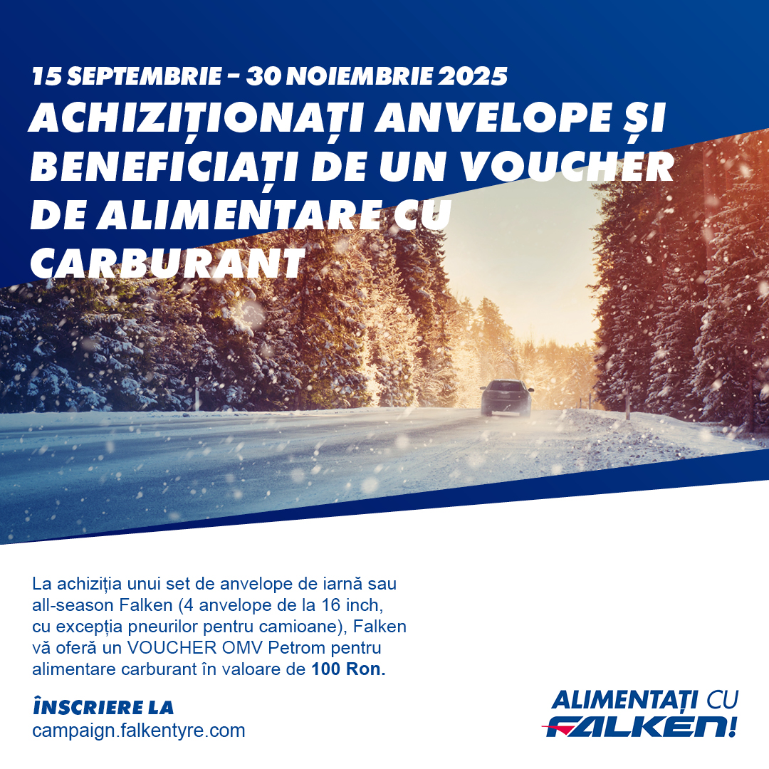 ALIMENTAȚI CU FALKEN - Articole anvelope iarna, vara, all season