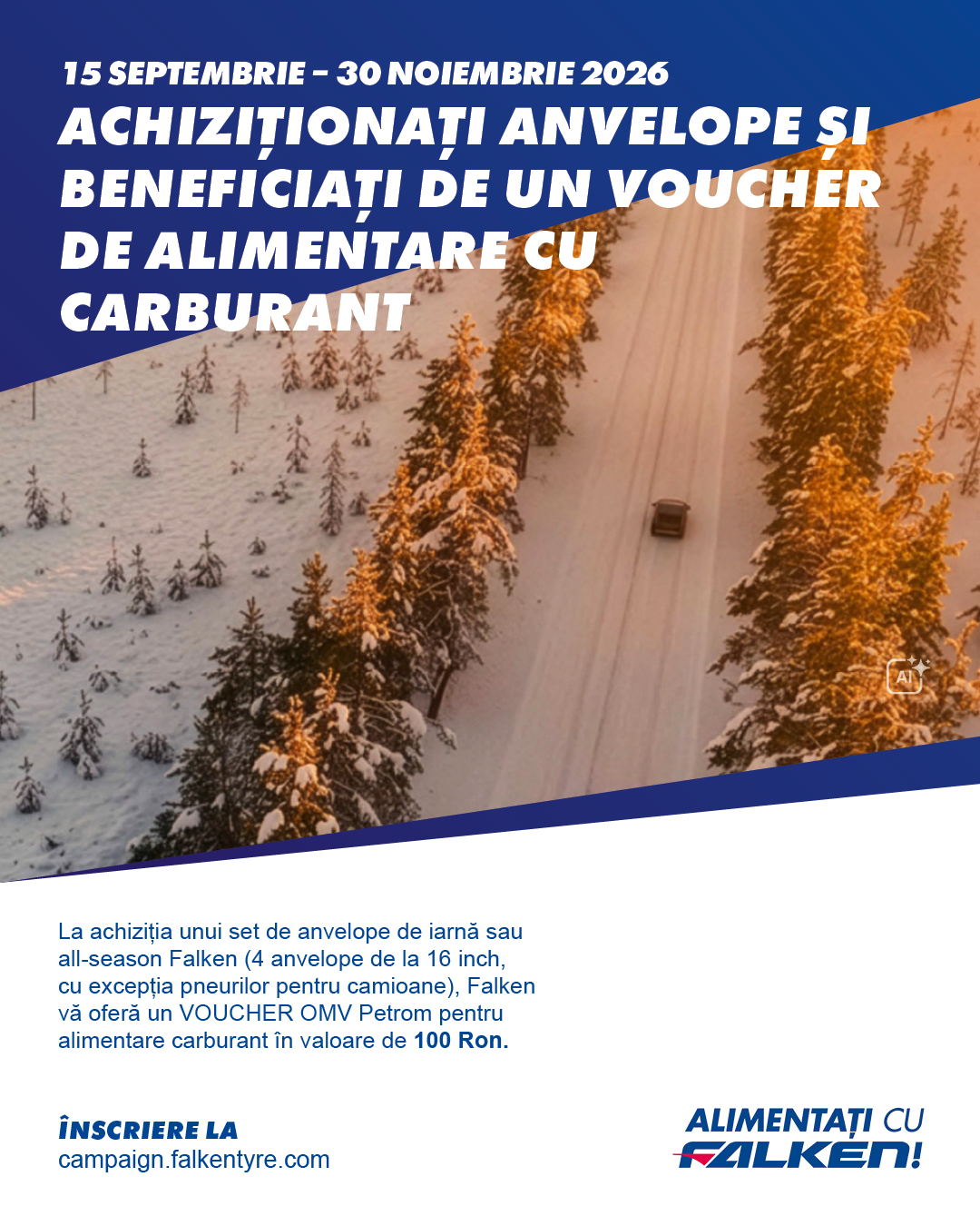 ALIMENTAȚI CU FALKEN - Articole anvelope iarna, vara, all season